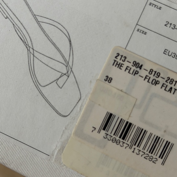 TOTEME Leather flip flops - Picture 5 of 5